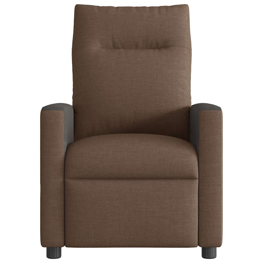 Relaxsessel Elektrisch Braun Stoff