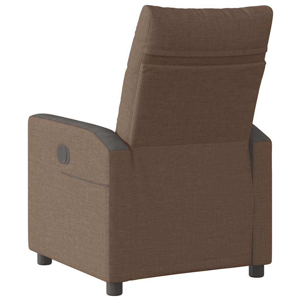 Relaxsessel Elektrisch Braun Stoff
