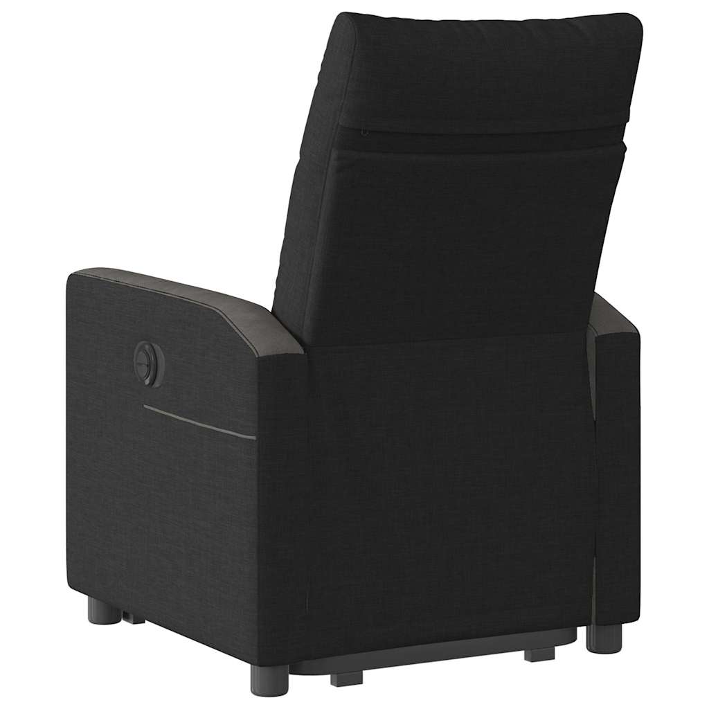 Fauteuil inclinable avec releveur électrique, tissu noir