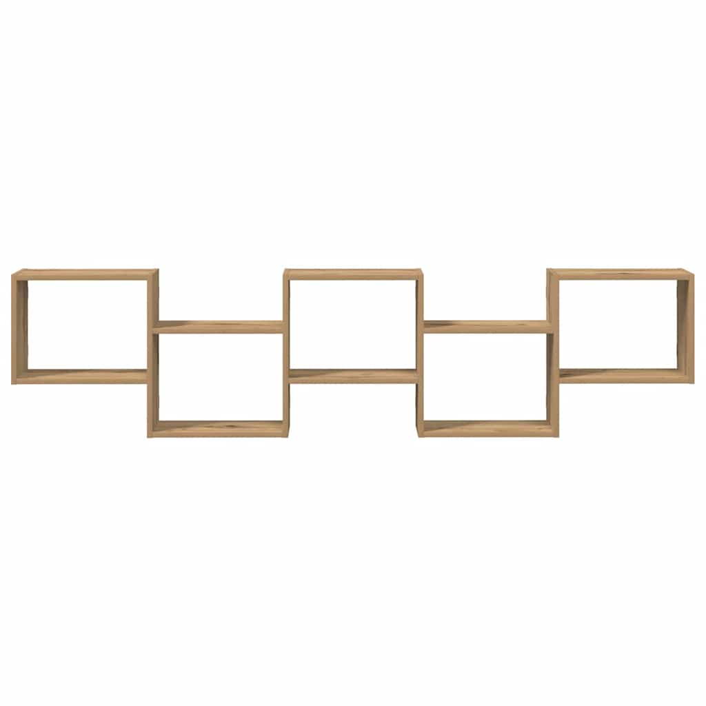 Würfelregal 5 Fächer Artisan-Eiche Holzwerkstoff