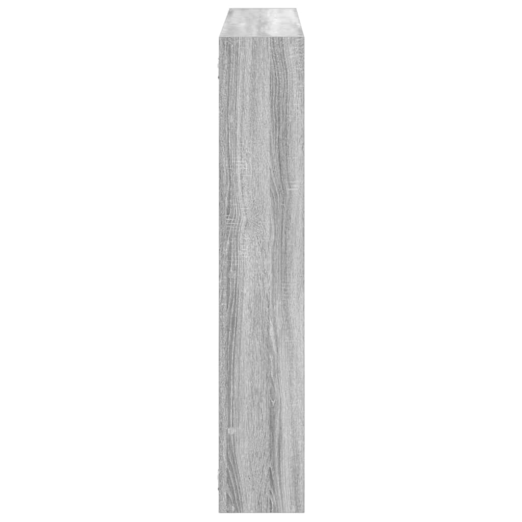 Cube Shelf 7 Compartments Grey Sonoma Wood Material
