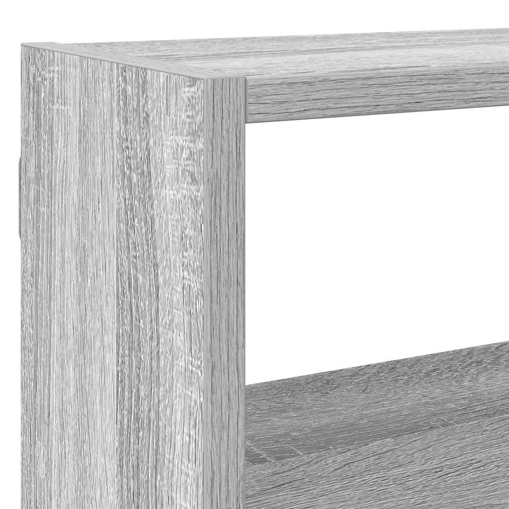 Cube Shelf 7 Compartments Grey Sonoma Wood Material