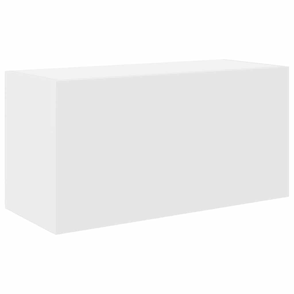 Armoire murale de salle de bain blanche 60x25x30 cm en bois