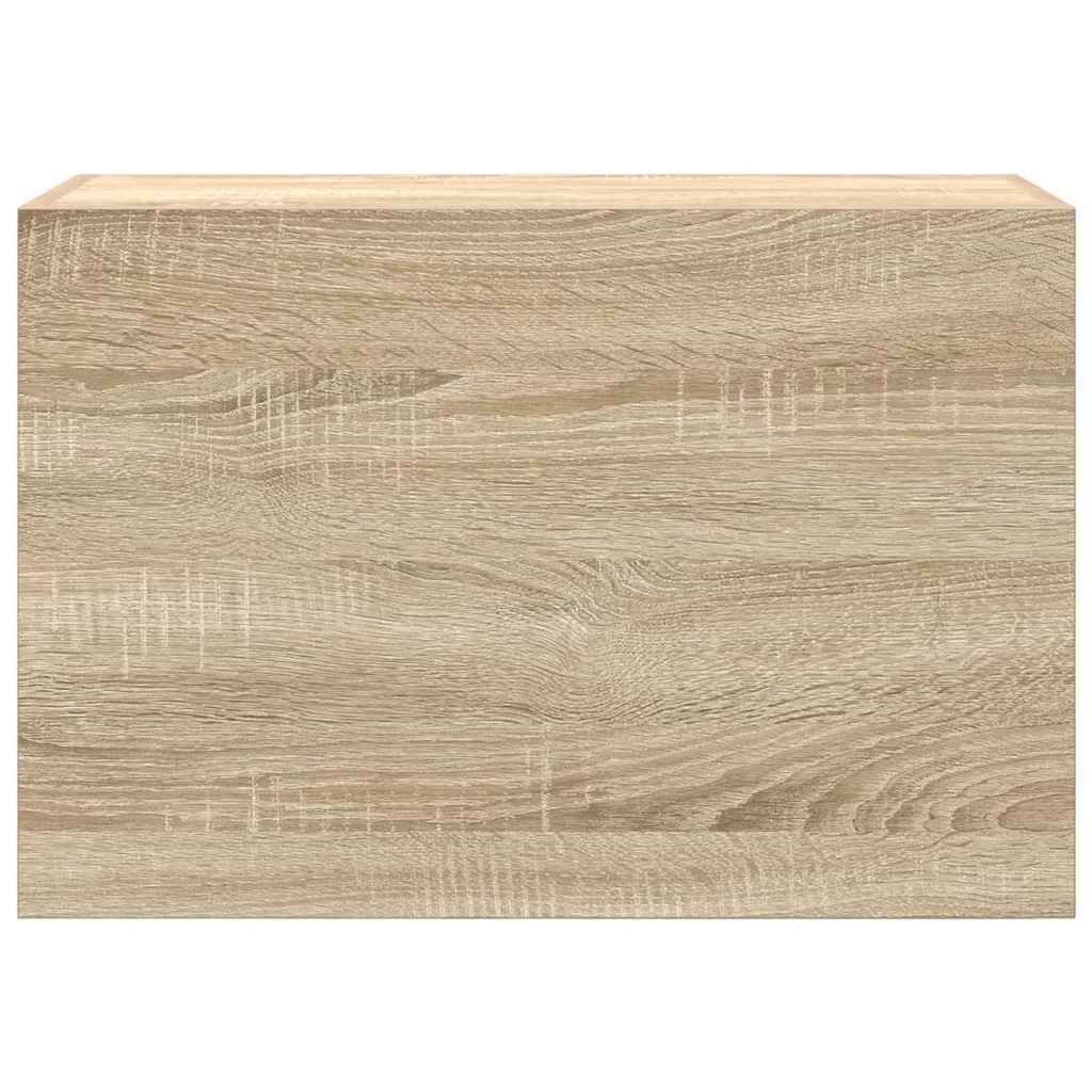 Meuble mural de salle de bain chêne Sonoma 60x25x40 cm matériau bois