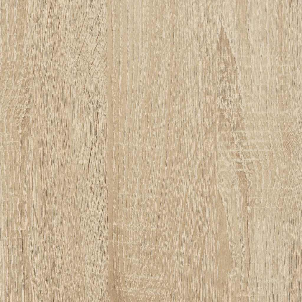 Meuble mural de salle de bain chêne Sonoma 80x25x40 cm matériau bois
