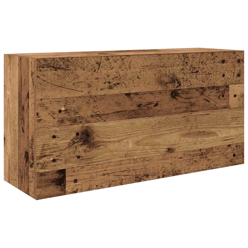Bathroom wall cabinet old wood look 80x25x40 cm wood material