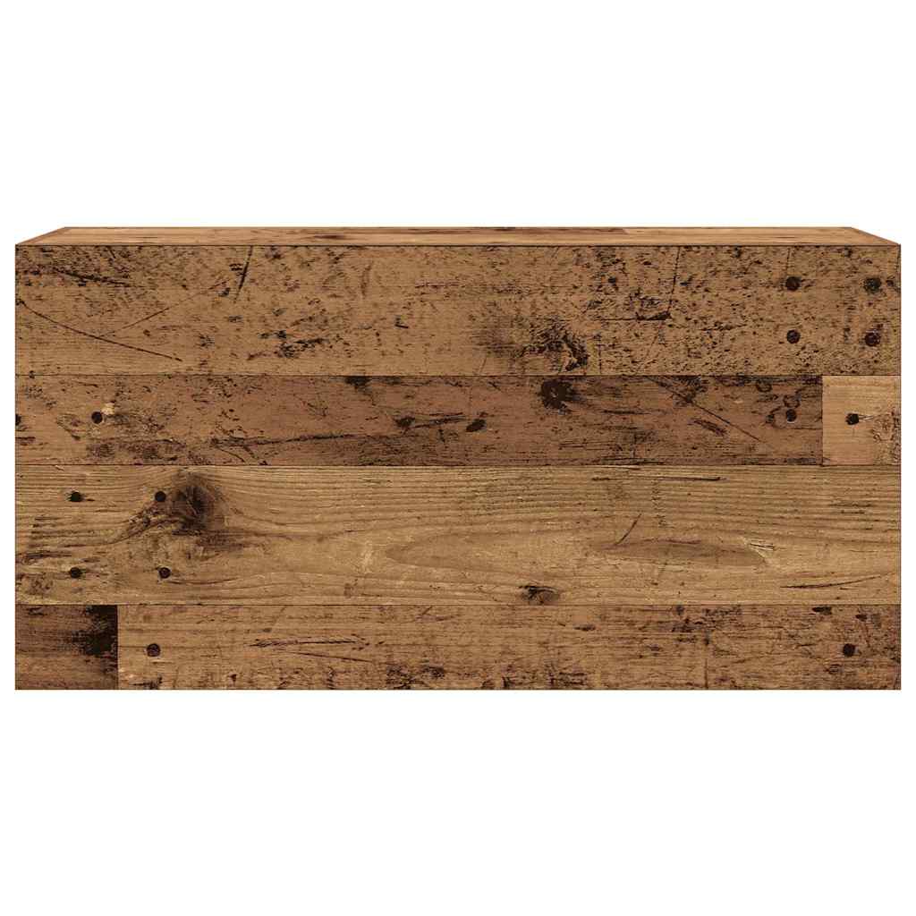 Bathroom wall cabinet old wood look 80x25x40 cm wood material