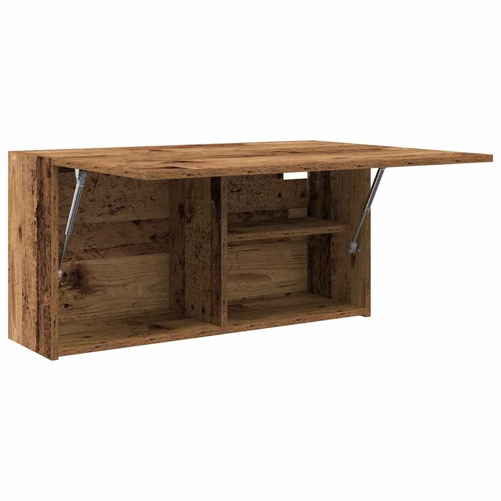 Bathroom wall cabinet old wood look 80x25x40 cm wood material