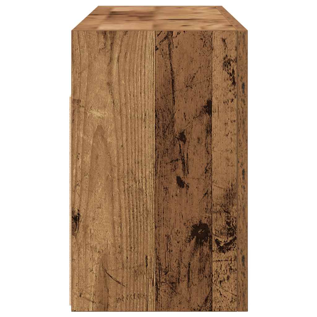 Bathroom wall cabinet old wood look 80x25x40 cm wood material