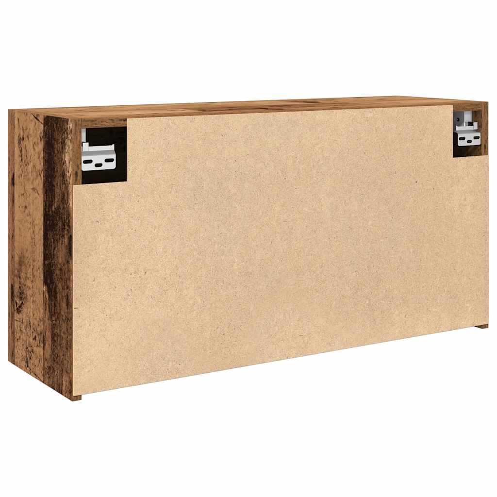 Bathroom wall cabinet old wood look 80x25x40 cm wood material