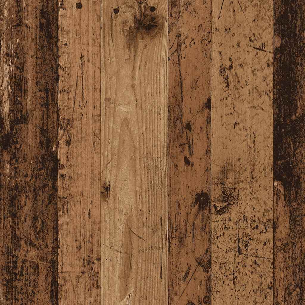 Bathroom wall cabinet old wood look 100x25x30 cm wood material