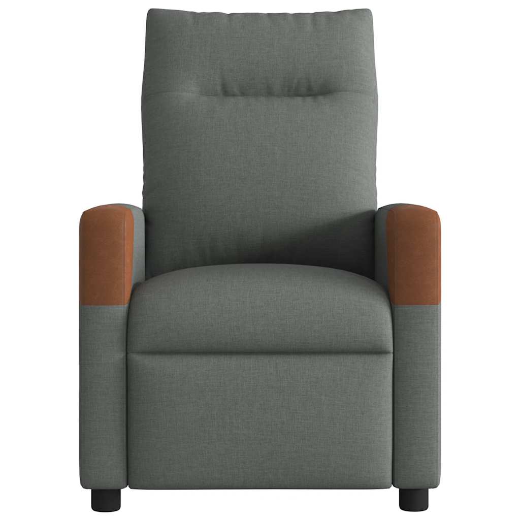 Relaxsessel Dunkelgrau Stoff