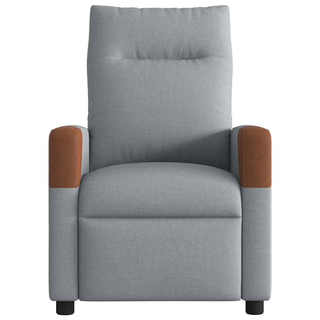 Fauteuil de massage tissu gris clair