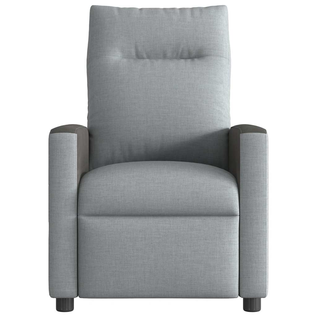 Fauteuil de massage tissu gris clair