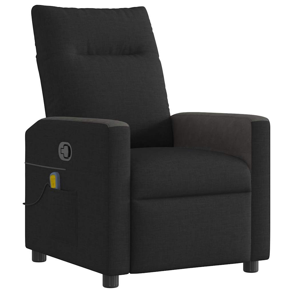 Fauteuil de massage tissu noir