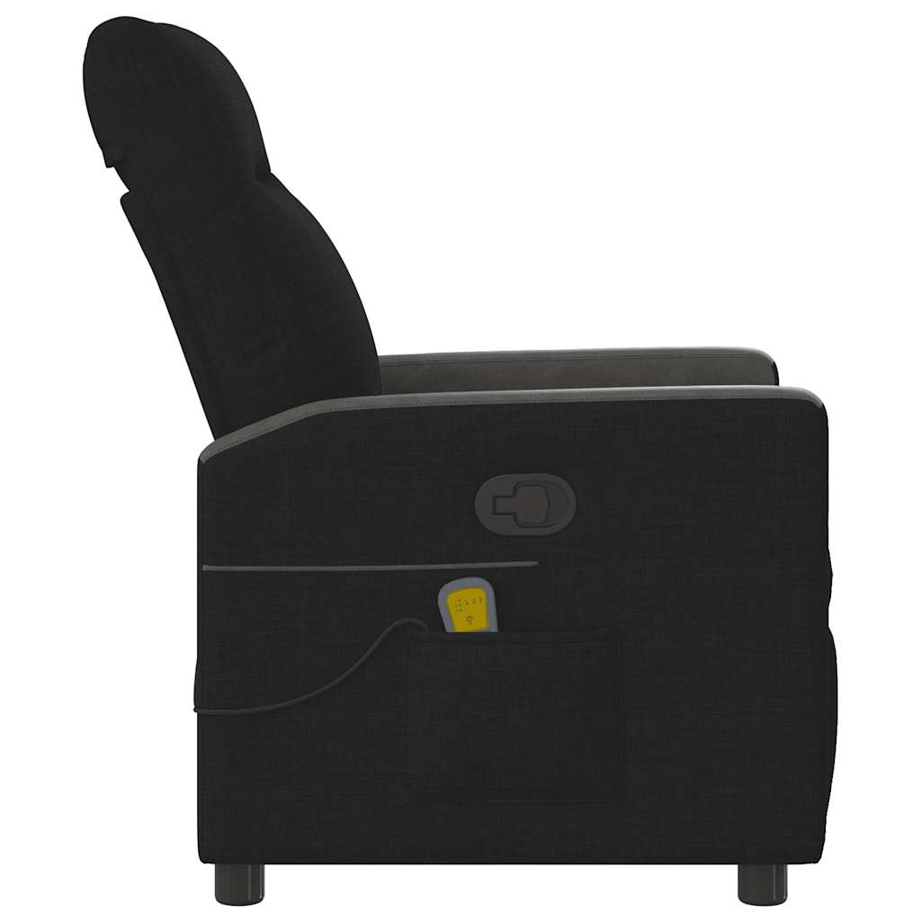 Fauteuil de massage tissu noir