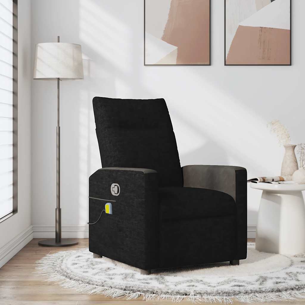 Fauteuil de massage tissu noir