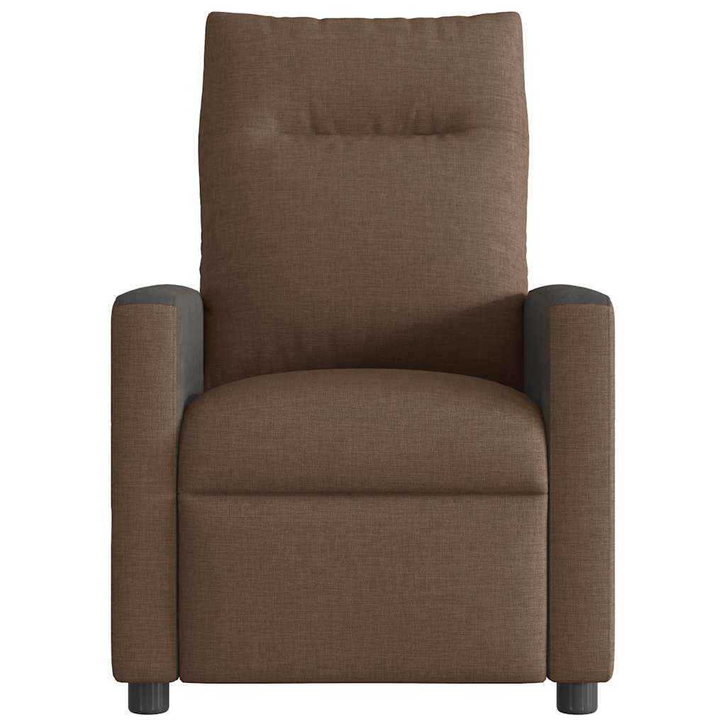 Fauteuil de massage tissu marron