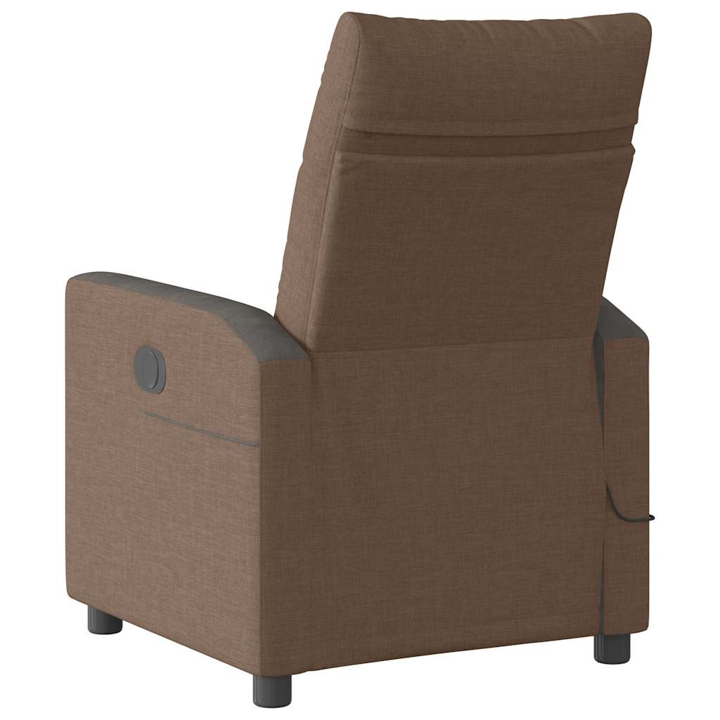 Fauteuil de massage tissu marron