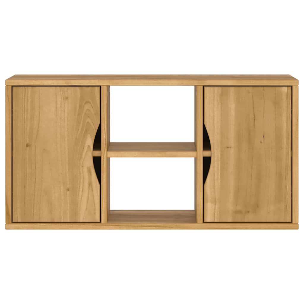Meuble TV ODDA 79x24x40 cm en pin massif