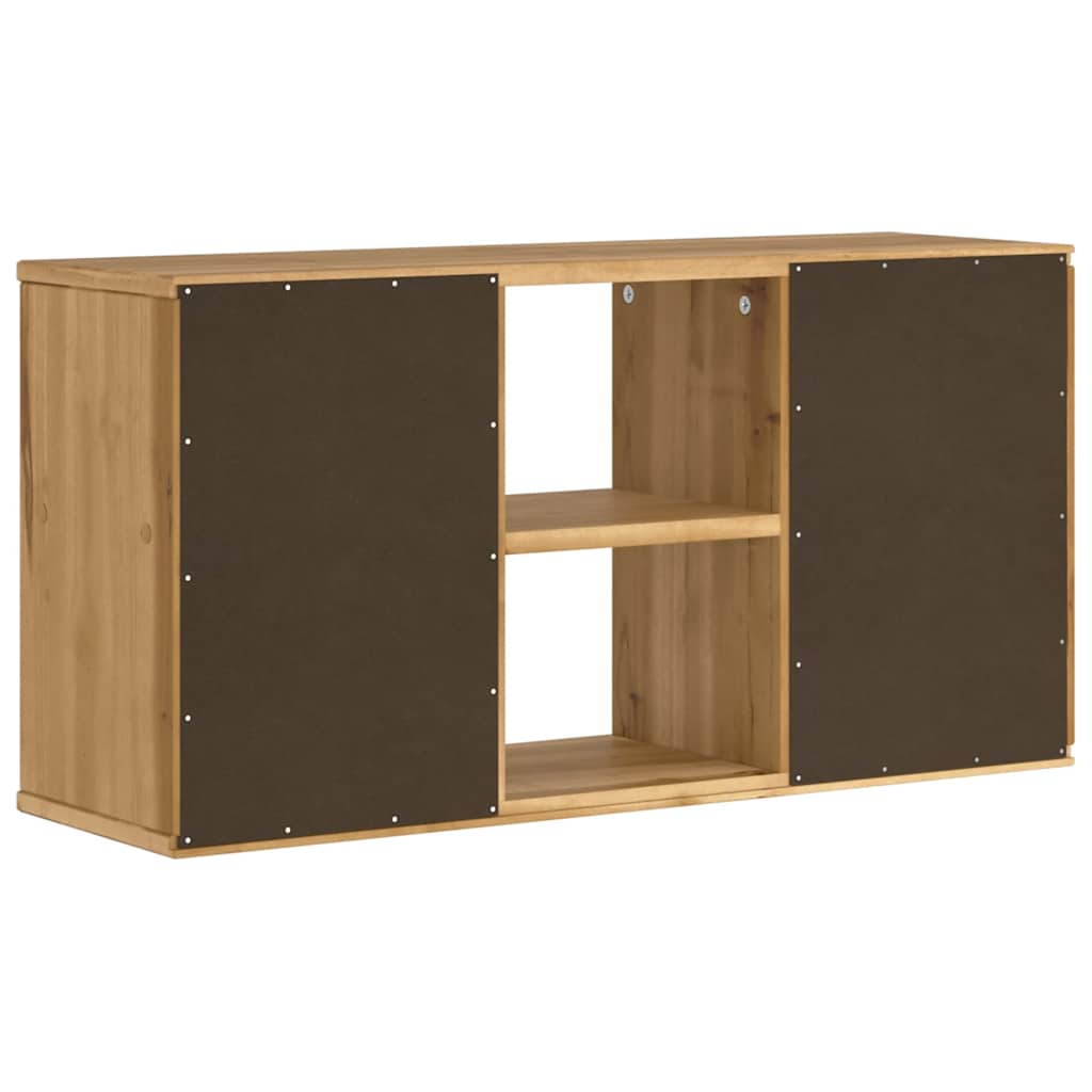 Meuble TV ODDA 79x24x40 cm en pin massif