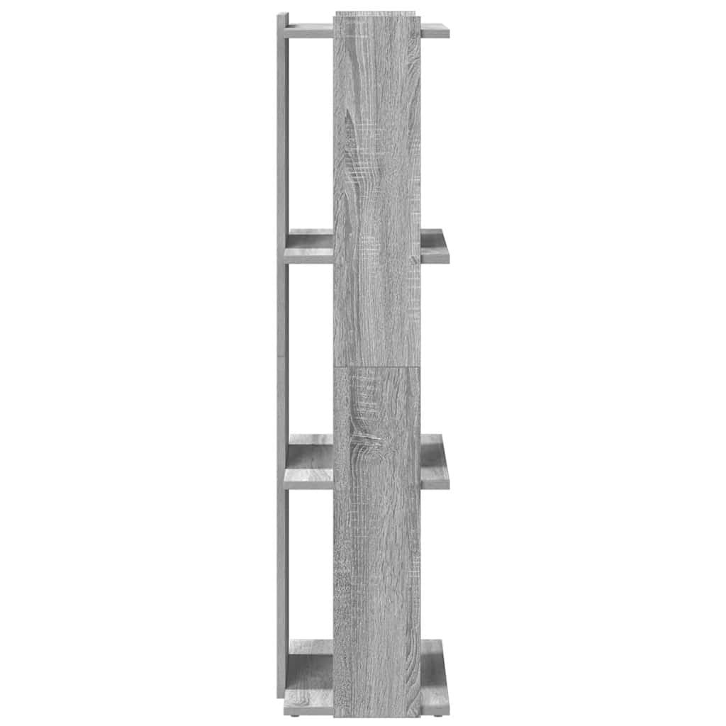 Bibliothèque 3 étagères Gris Sonoma 60x30x120 cm matériau bois