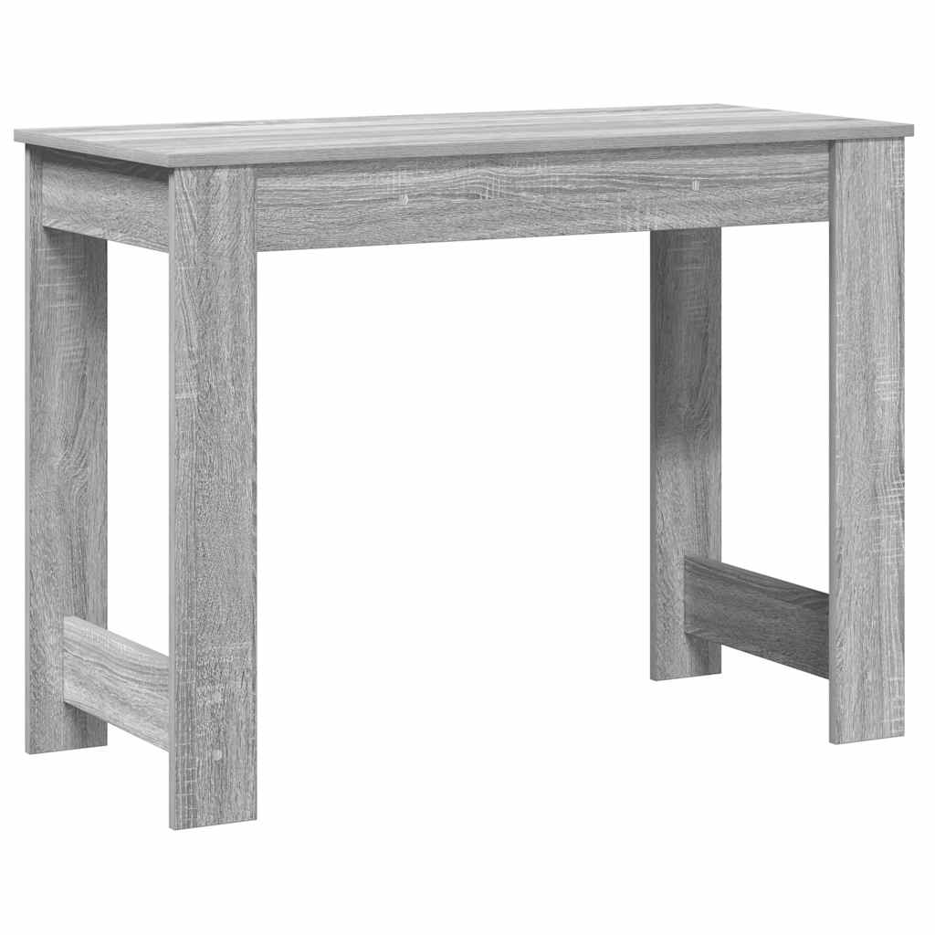 Bureau Gris Sonoma 100x45x75 cm en bois