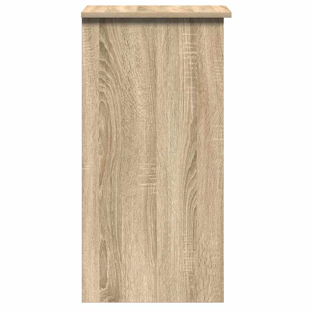 Bureau avec étagères en chêne Sonoma 84x40x78 cm matériau bois