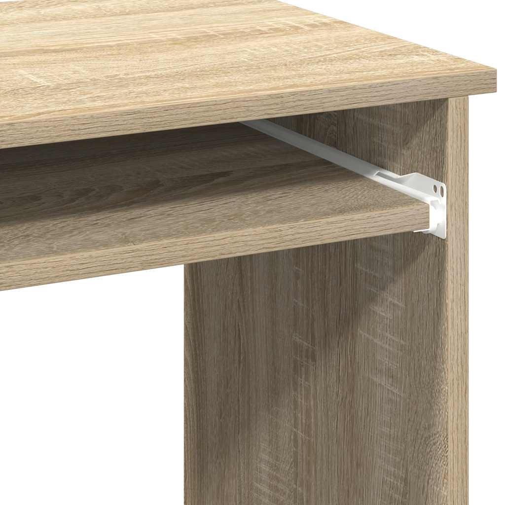 Bureau avec étagères en chêne Sonoma 84x40x78 cm matériau bois