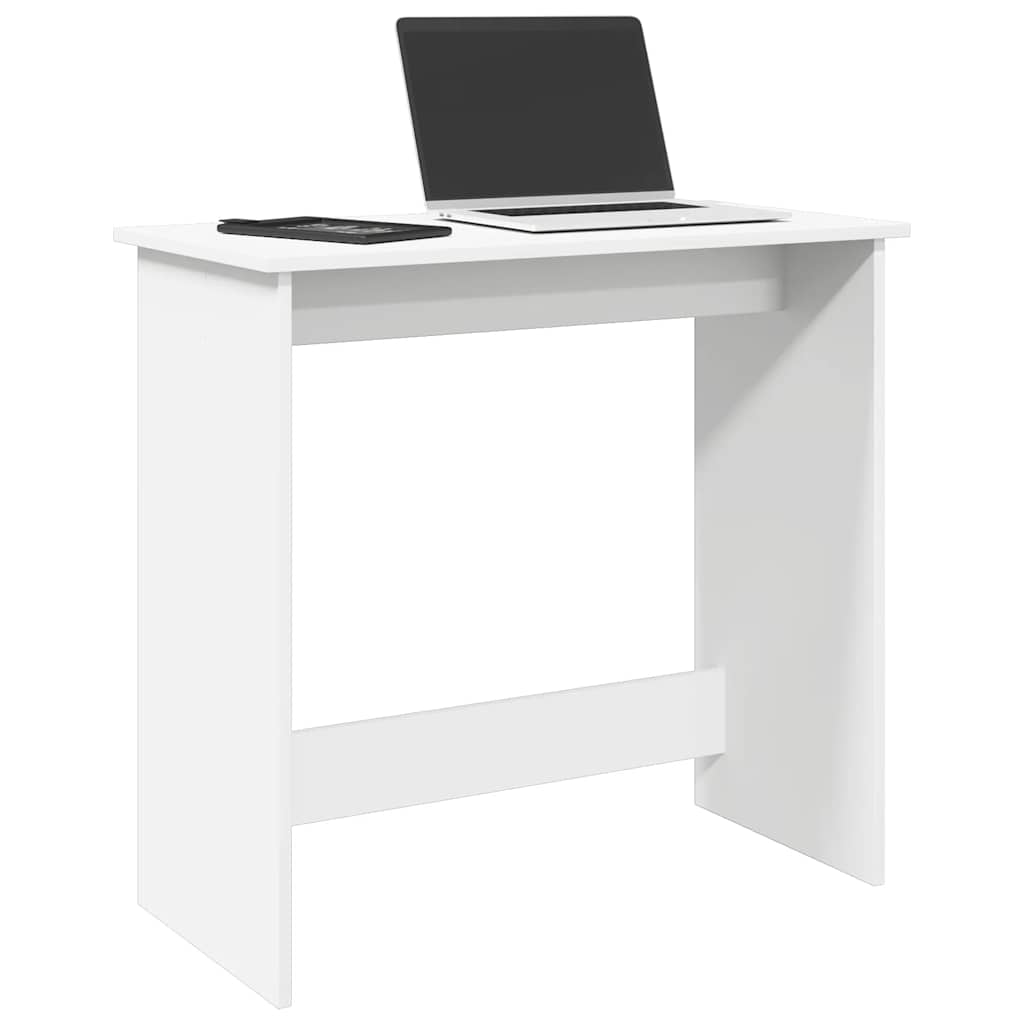 Bureau blanc 80×40×75 cm matériau bois