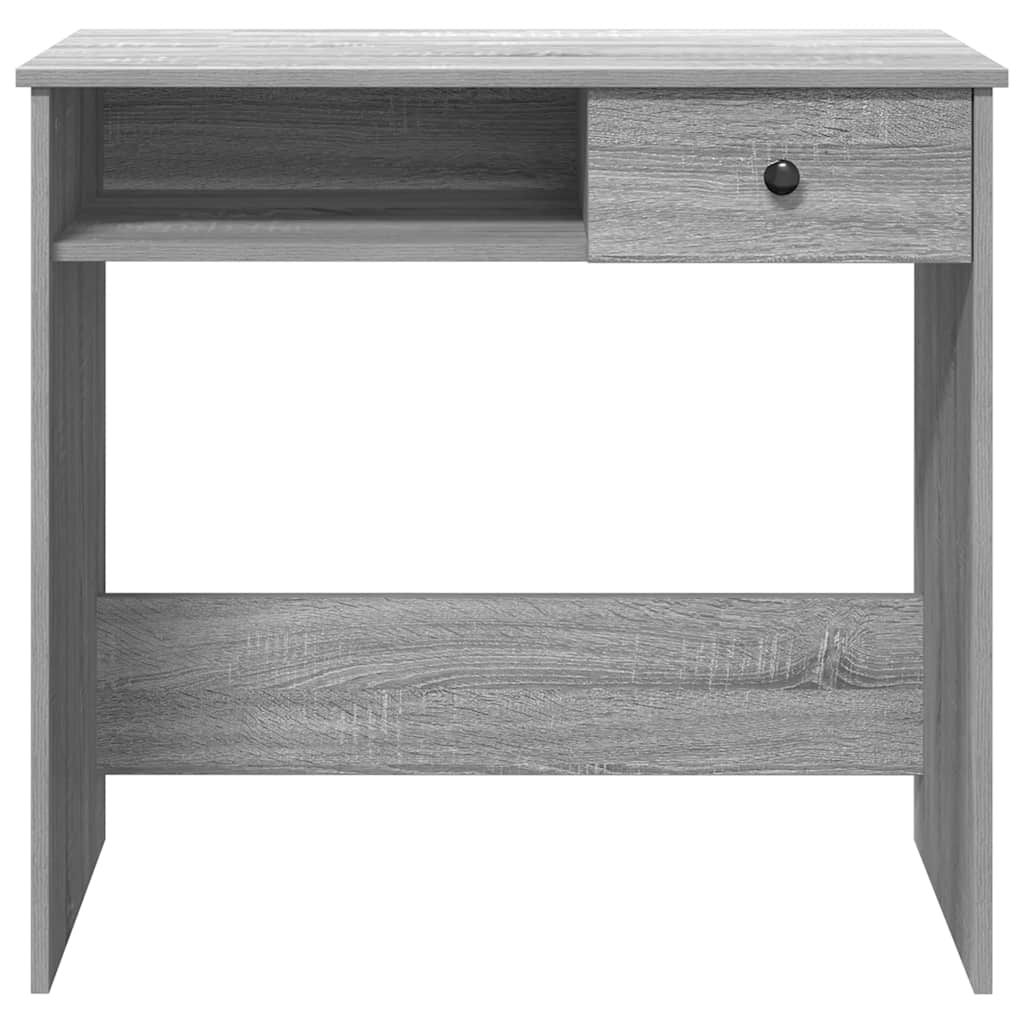 Bureau Sonoma gris 80x40x75 cm matériau bois