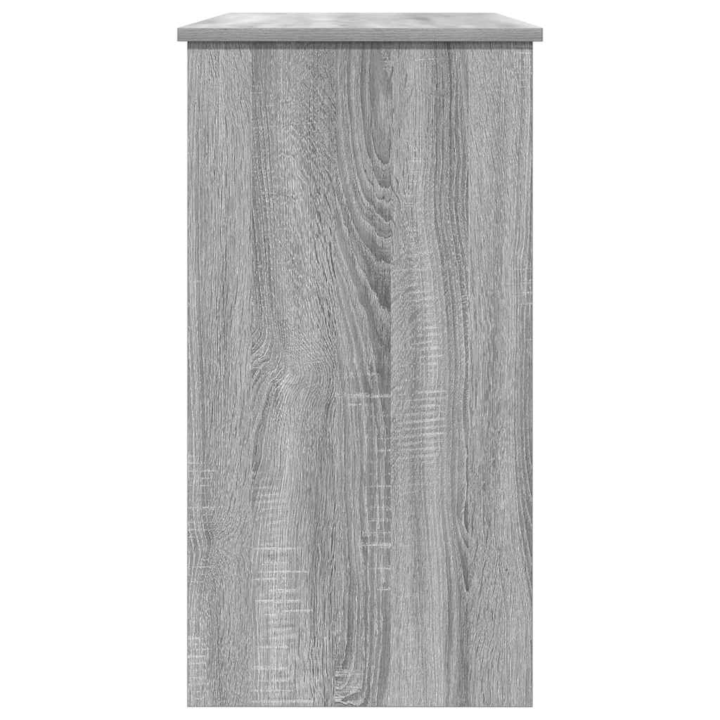 Bureau Sonoma gris 80x40x75 cm matériau bois