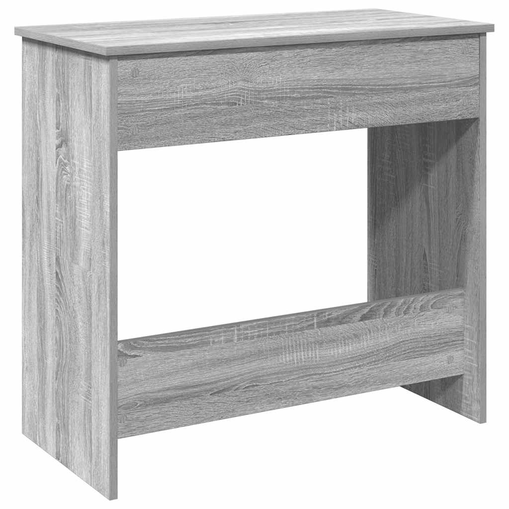 Bureau Sonoma gris 80x40x75 cm matériau bois