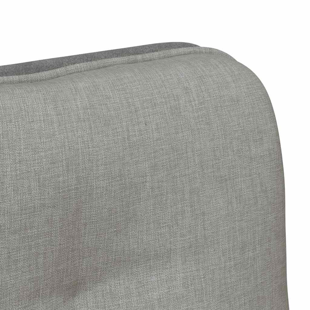 Office chair swivel light grey fabric