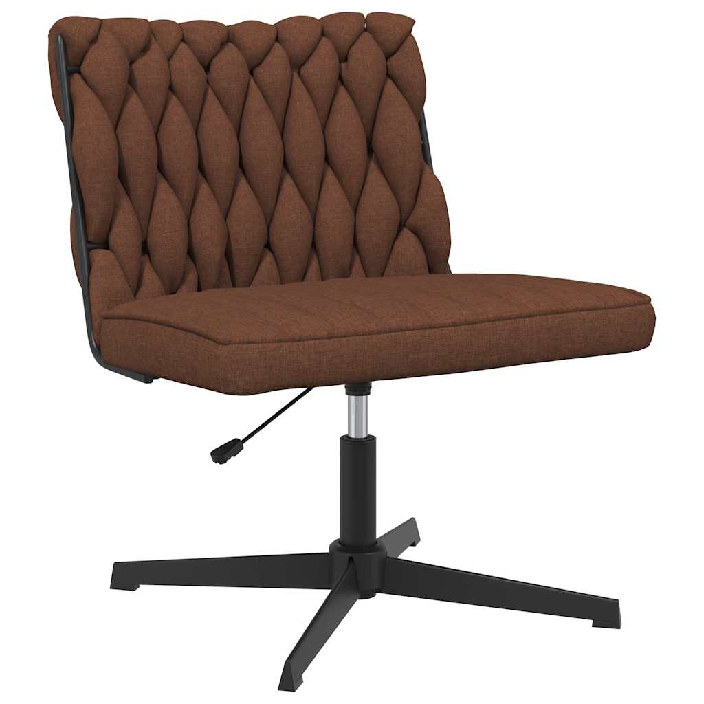 Bürostuhl Drehbar Braun Stoff