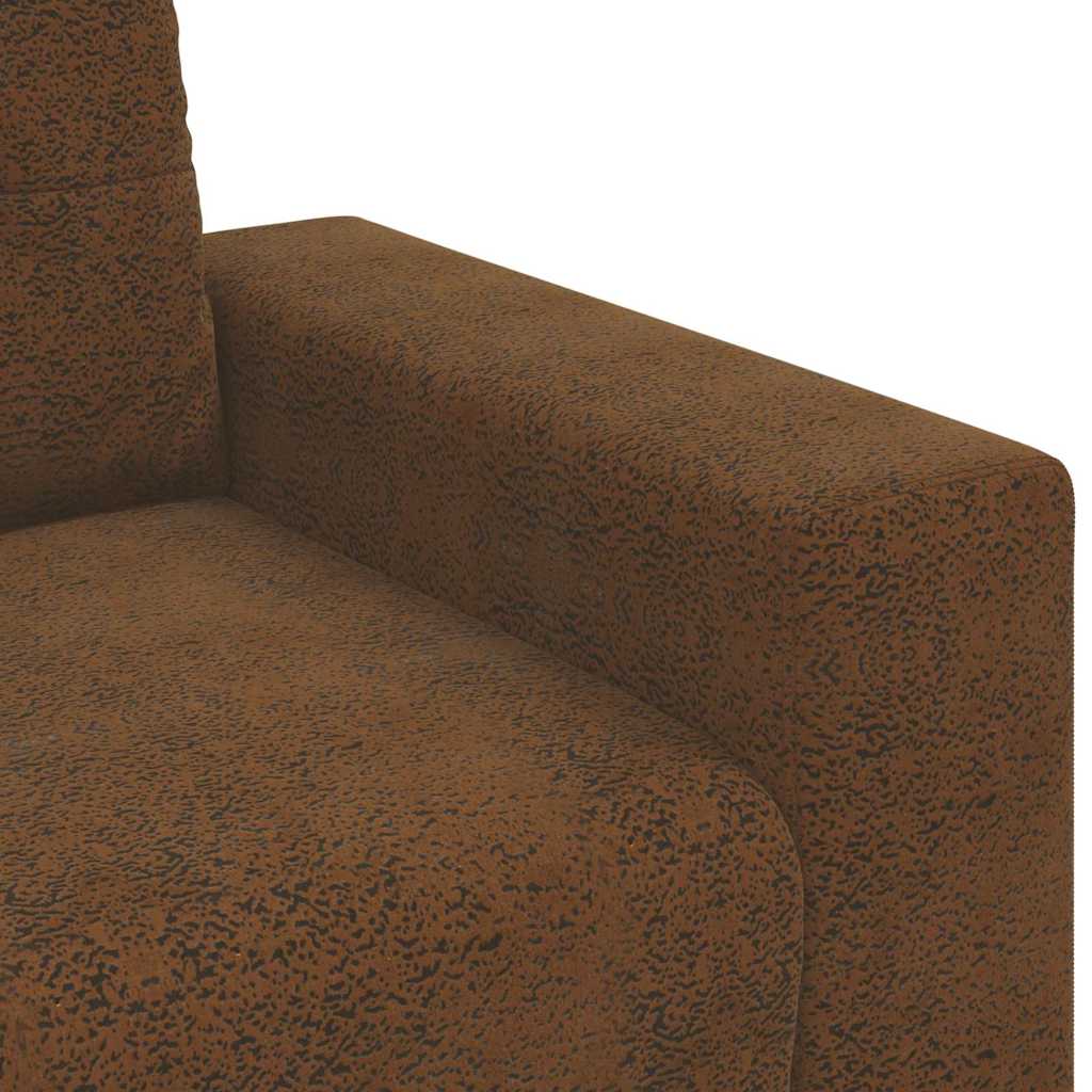 Sofa 2 pcs Braun 221 x 78 x 80 cm Kunstleder