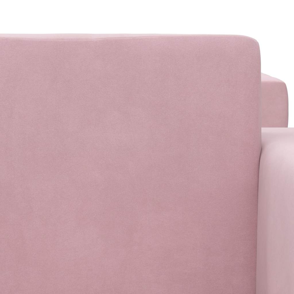 Schlafsofa für Kinder Rosa Weicher Plüsch
