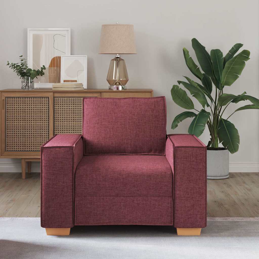 Sofa Stuhl Weinrot 60 cm Stoff