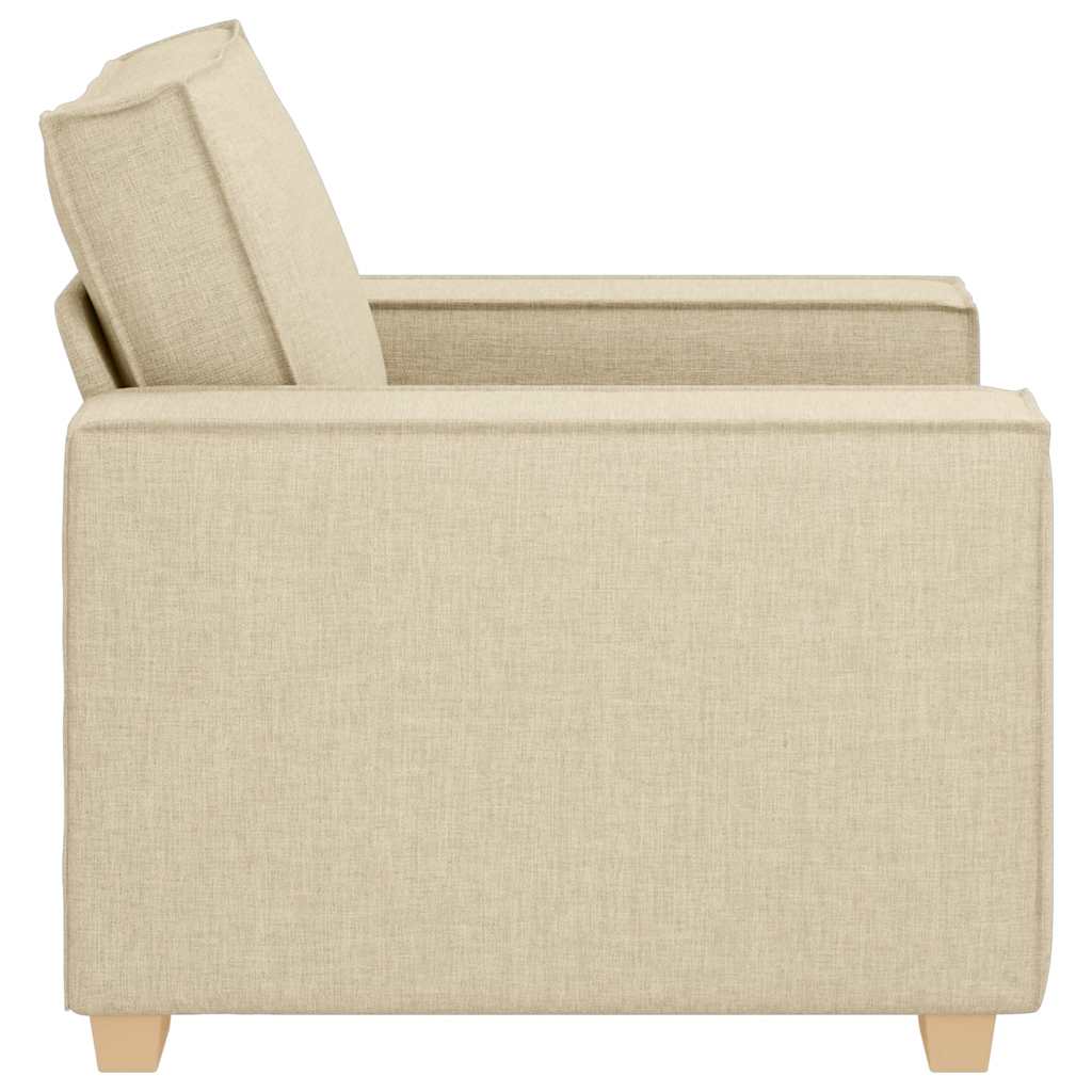 Sofa Stuhl Creme 60 cm Stoff