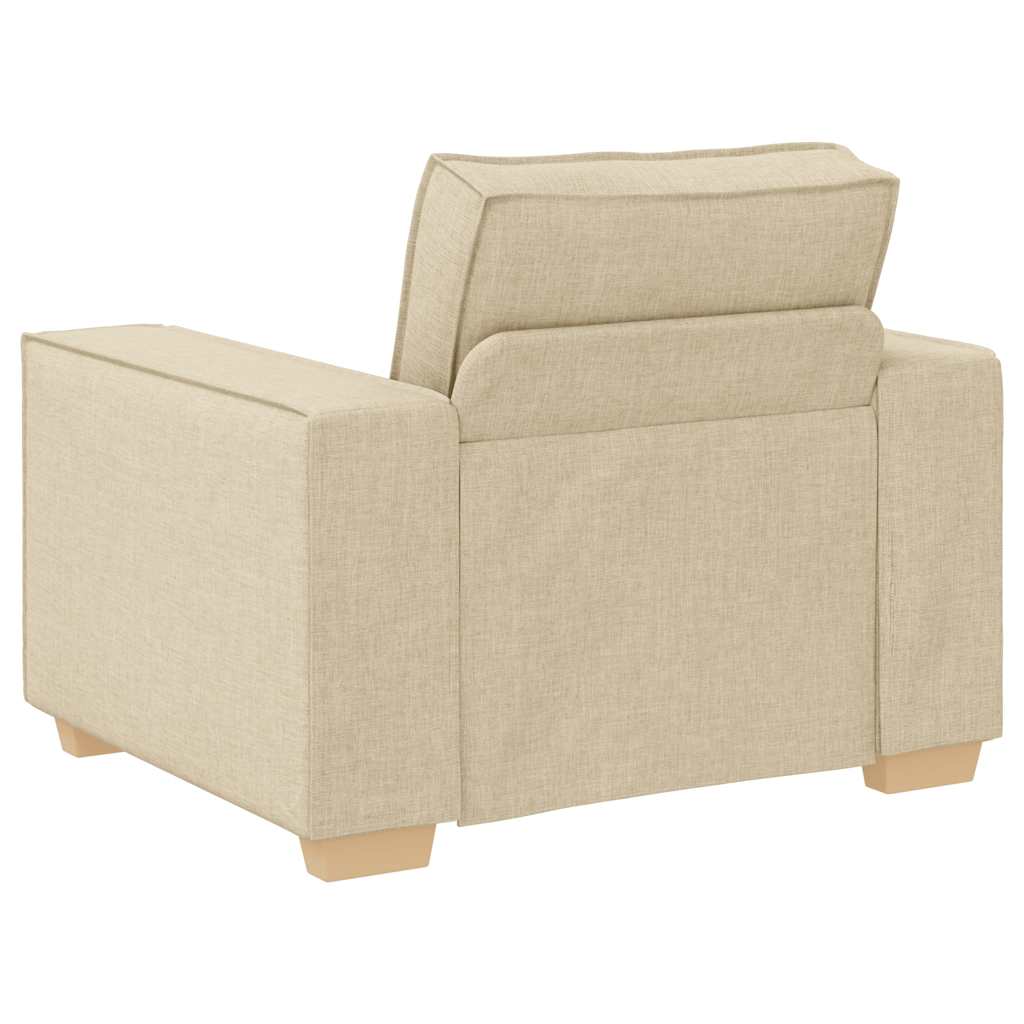Sofa Stuhl Creme 60 cm Stoff