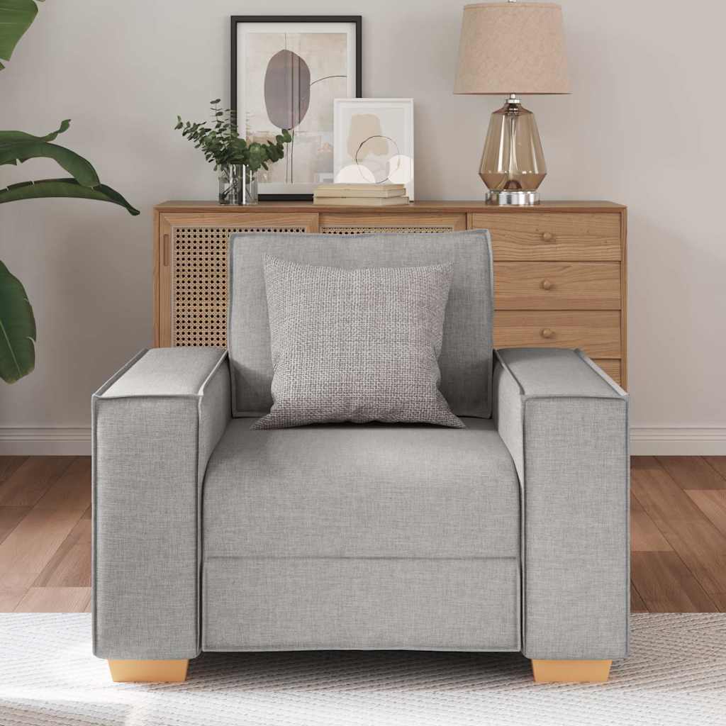 Sofa Stuhl Wolkengrau 60 cm Stoff
