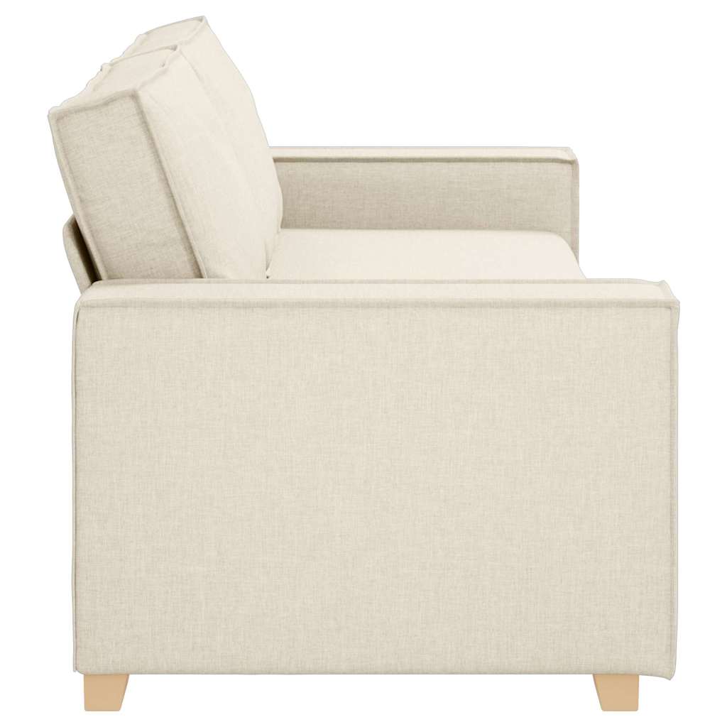 Sofa Stuhl mit Kissen mit Kissen Beige 220 x 78 x 84 cm Leinen