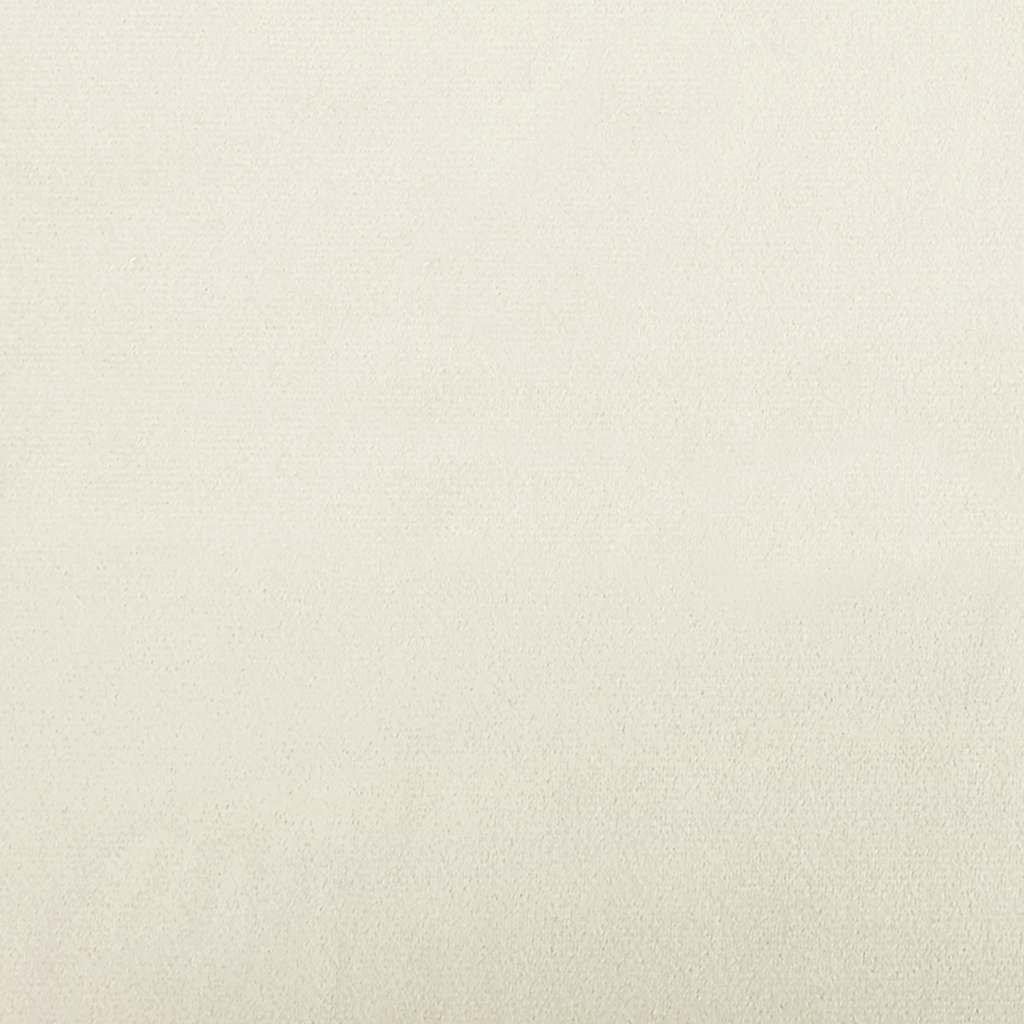 3-Sitzer-Sofa Creme 180 cm Samt