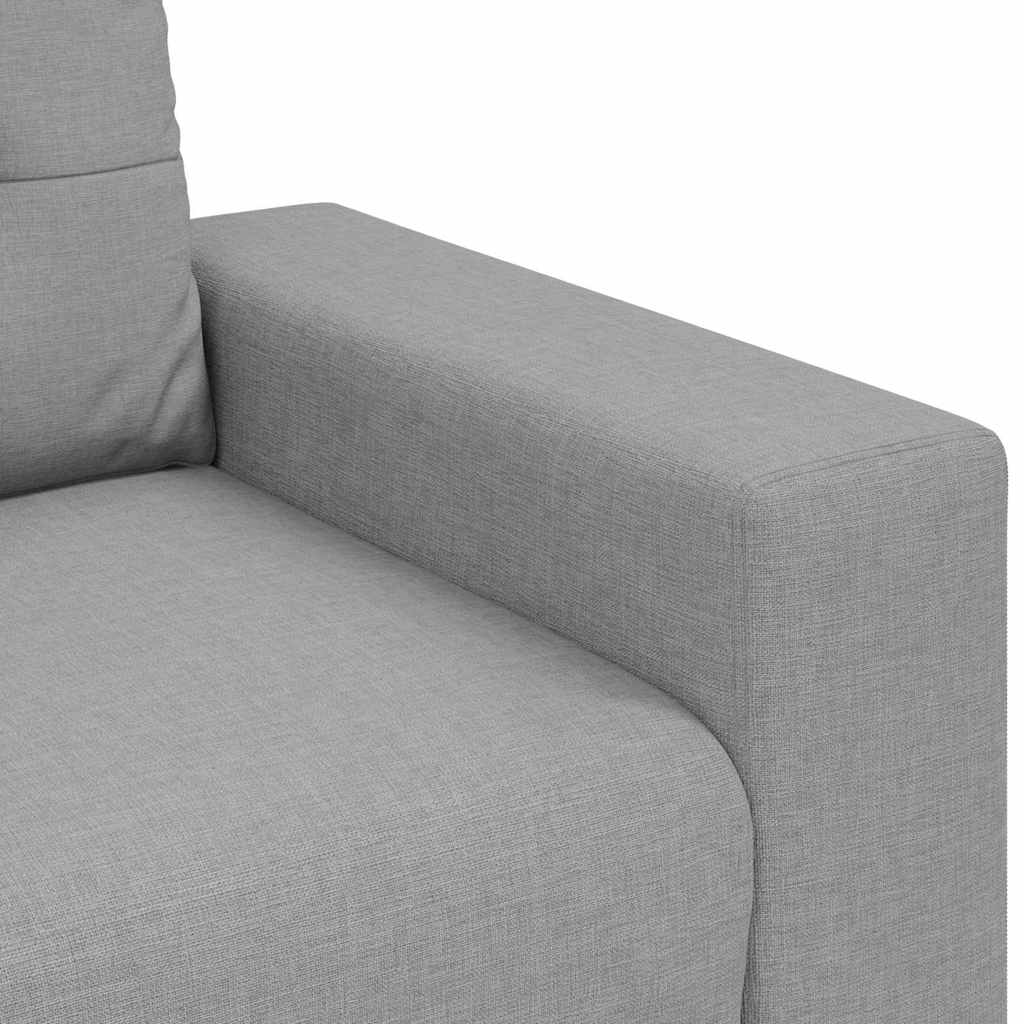 3-Sitzer-Sofa Wolkengrau 180 cm Stoff