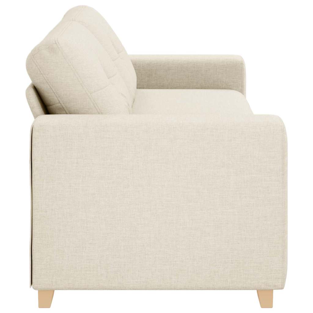 Sofa 3-Sitzer Leinen 180 cm