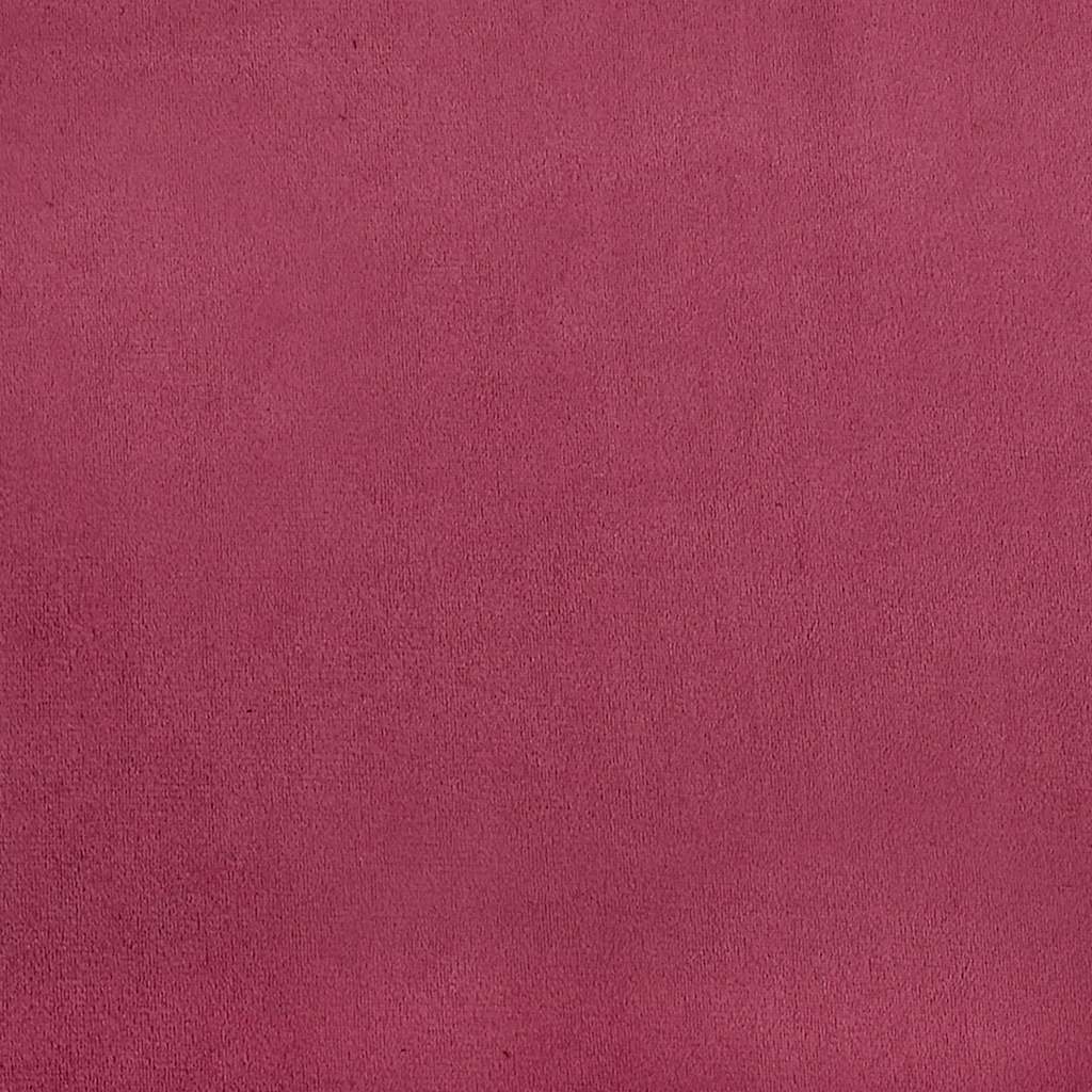 Canapé deux places rouge vin 140 cm velours