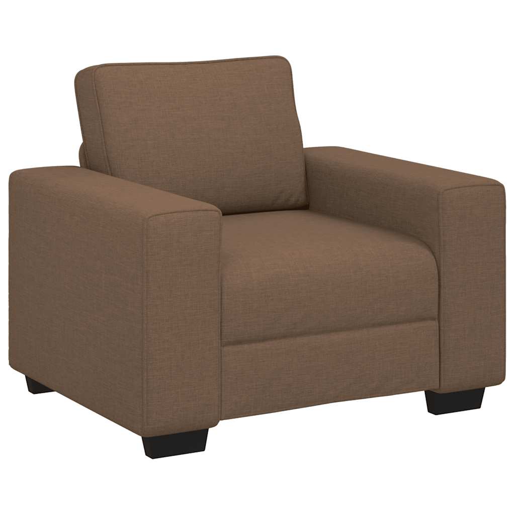 Fauteuil marron 60 cm tissu