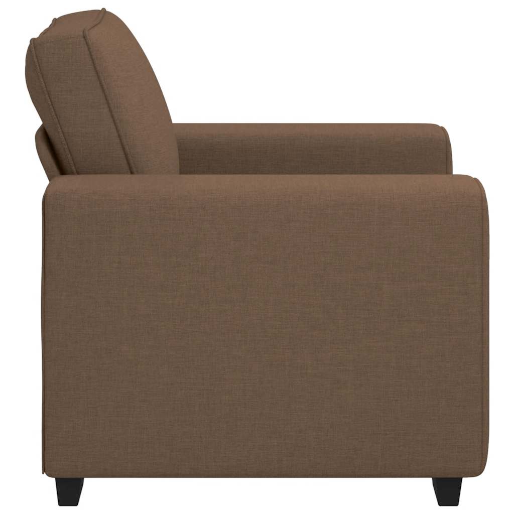 Fauteuil marron 60 cm tissu
