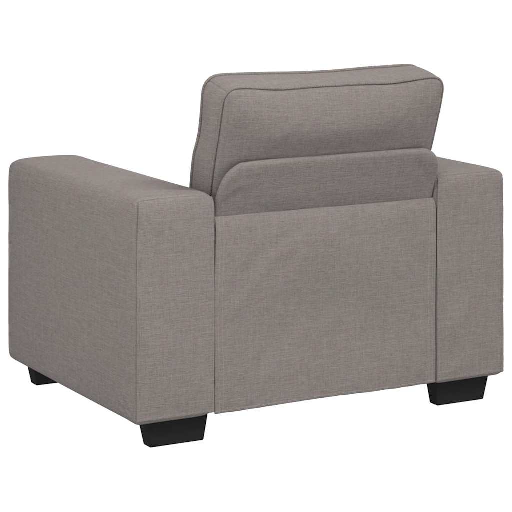 Fauteuil taupe 60 cm tissu