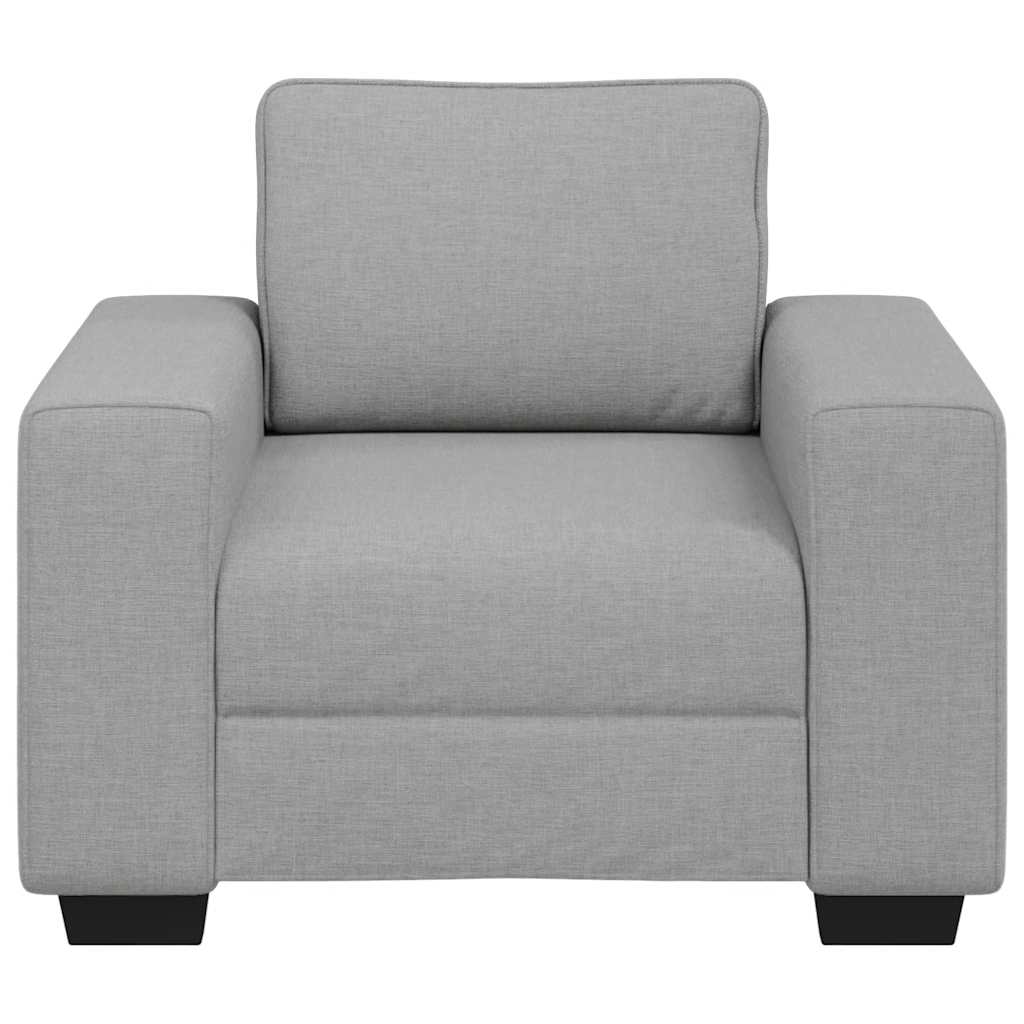 Fauteuil nuage gris 60 cm tissu